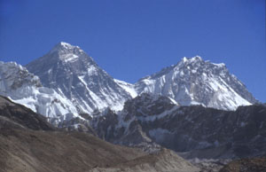 Gokyo 21 everest  nuptse from Fifth lakeP 0300