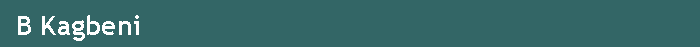 B Kagbeni